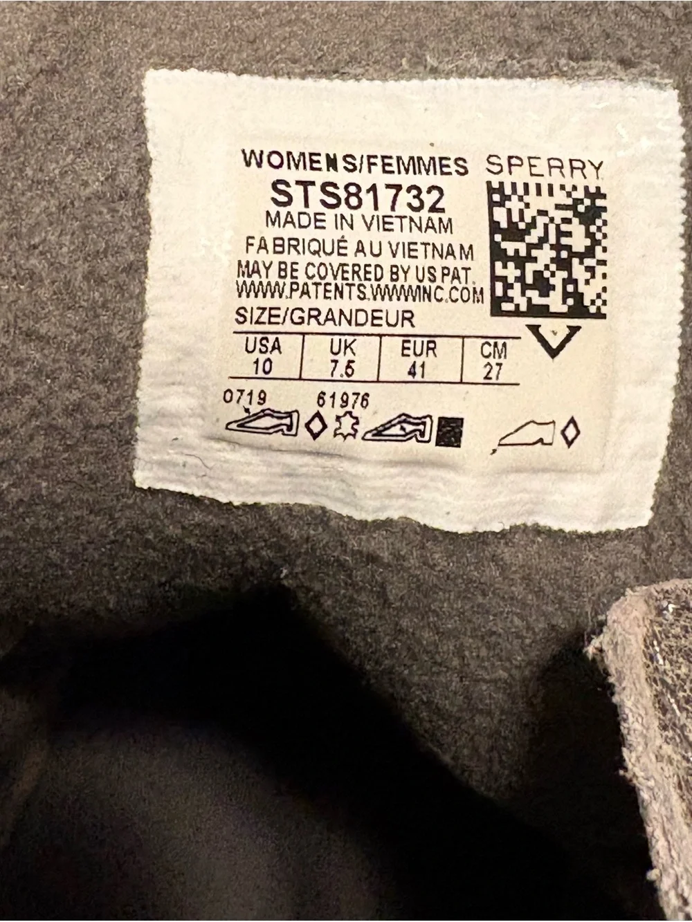 Sperry Women’s Black and Gray Waterproof Duck Boots